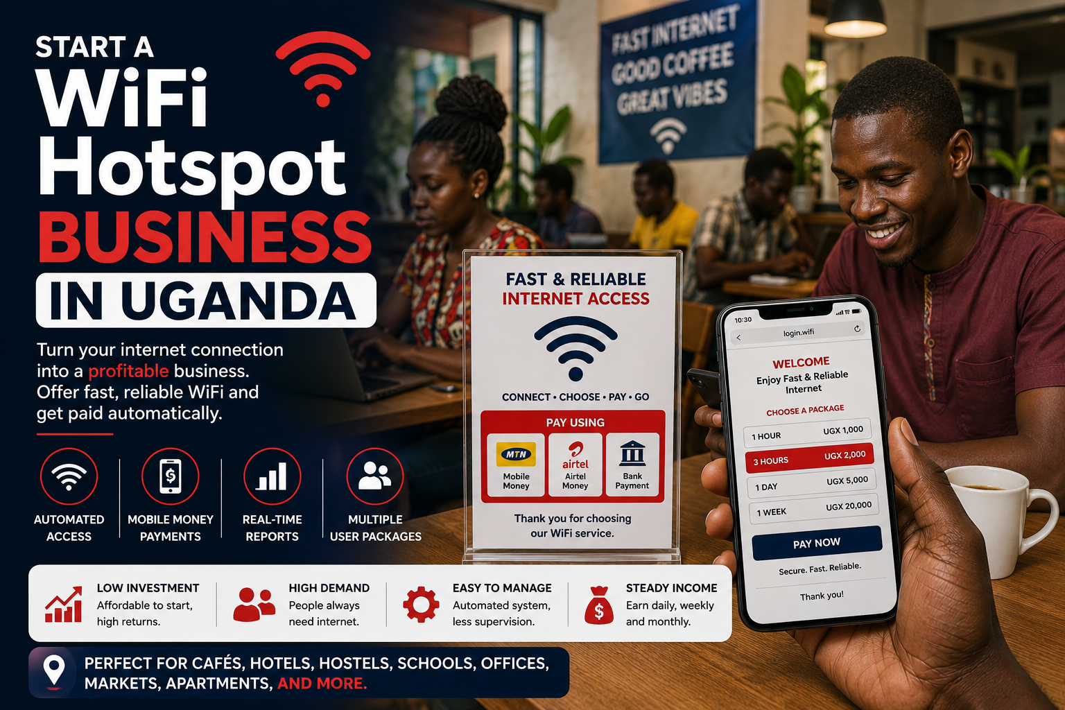 Wifi Hotspot business in uganda